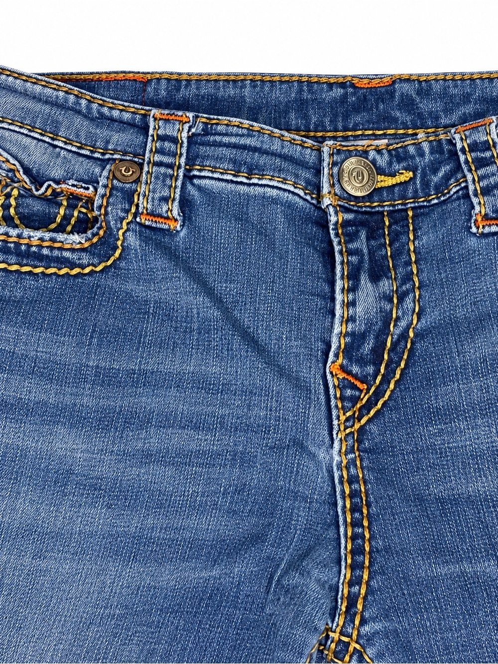 True Religion Women’s Slim-Straight-Big T Jeans| Flattering, Western Style Denim - Picture 6 of 12